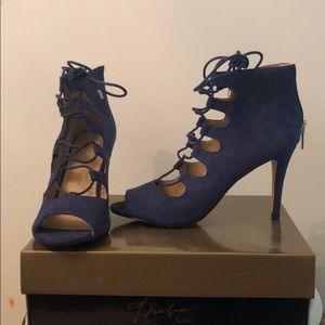 Thalia Sodi Blue Lace-Up Heels